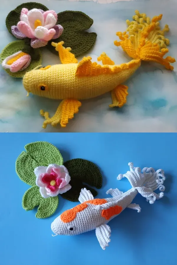 Inspire-se para fazer os criativos peixes em amigurumi