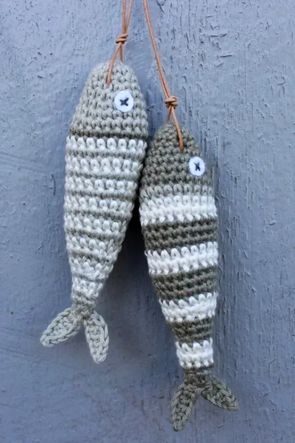 Inspire-se para fazer os criativos peixes em amigurumi