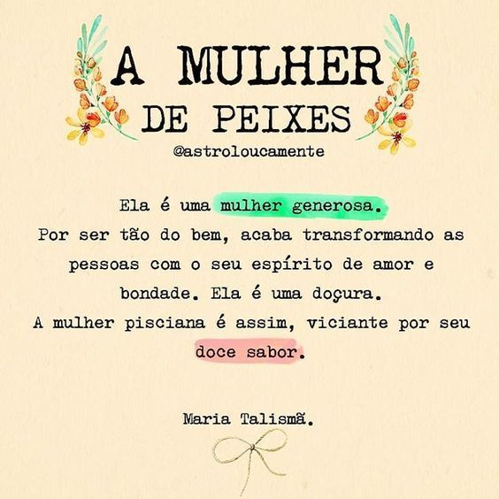 Características de cada signo do zodíaco : Peixes