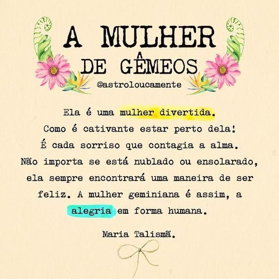 Características de cada signo do zodíaco : Gêmeos