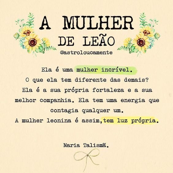 Características de cada signo do zodíaco : Leão