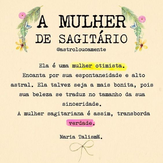 Características de cada signo do zodíaco : Sagitário