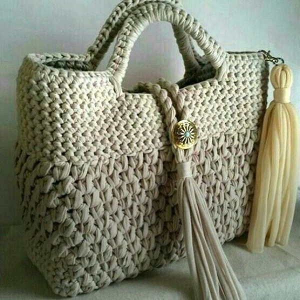 14 Modelos de bolsa de fio de malha com gráfico dos pontos