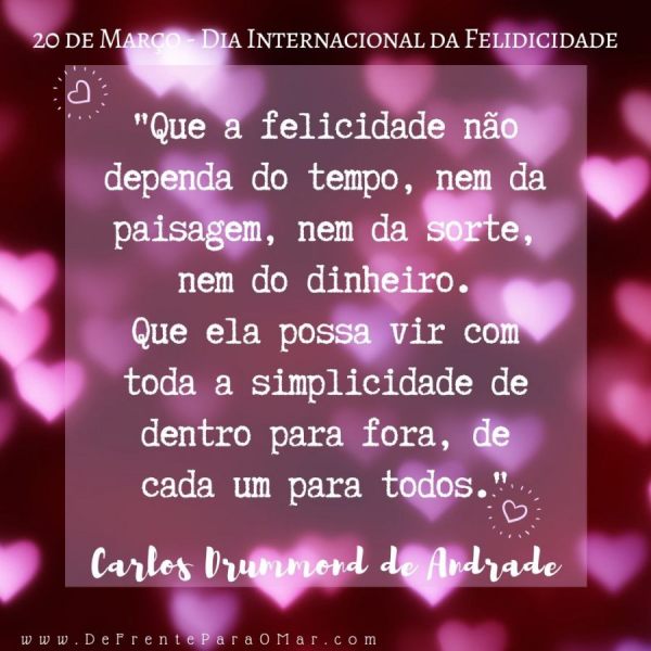 20 de Março, Dia Internacional da Felicidade