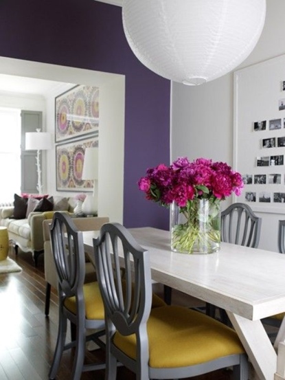 decoração na sala cor 2018 pantone - ultravioleta - ultra violet