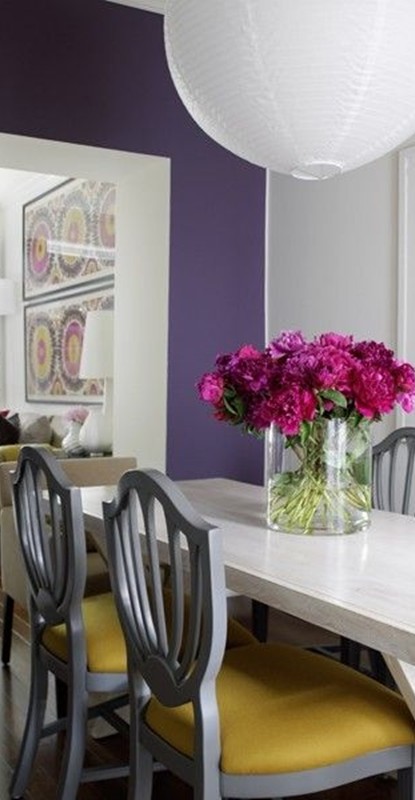 decoração na sala cor 2018 pantone - ultravioleta - ultra violet