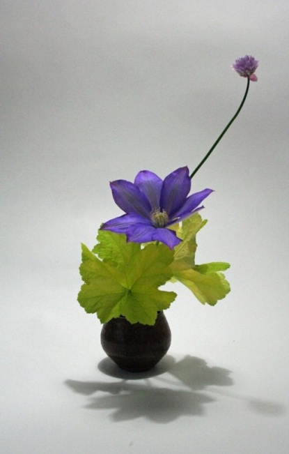 decoração ultravioleta - ikebana