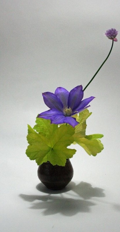 decoração ultravioleta - ikebana