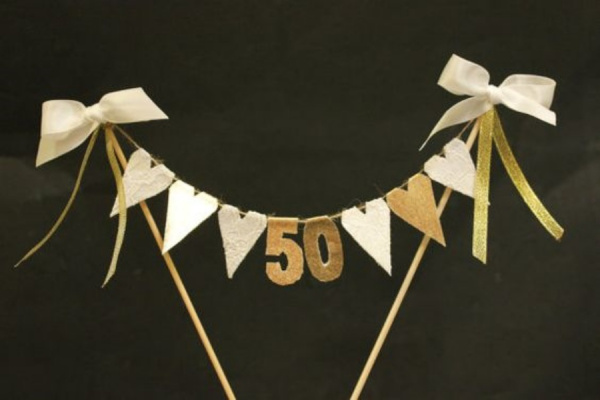 12 Ideias para decoração da festa de bodas de ouro