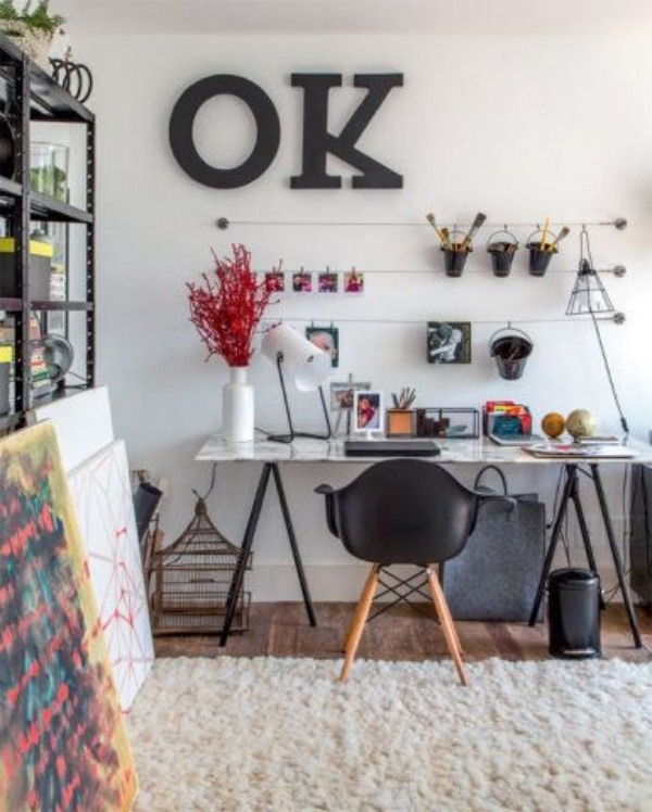 14 ideias para fazer a sua home office - decoração