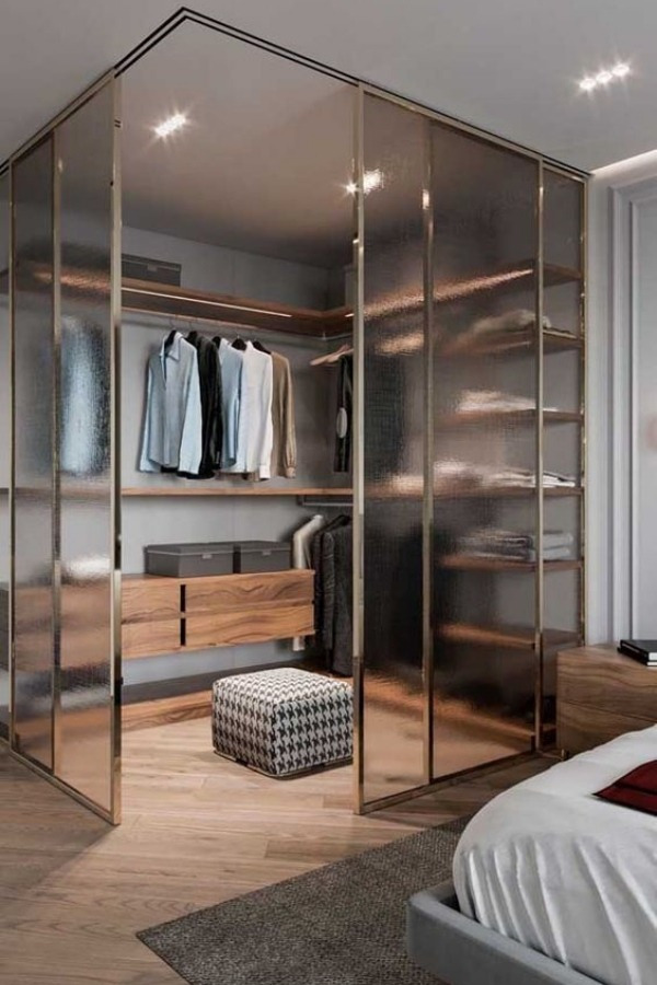 Closet pequeno no quarto - 15 ideias para inspirar!