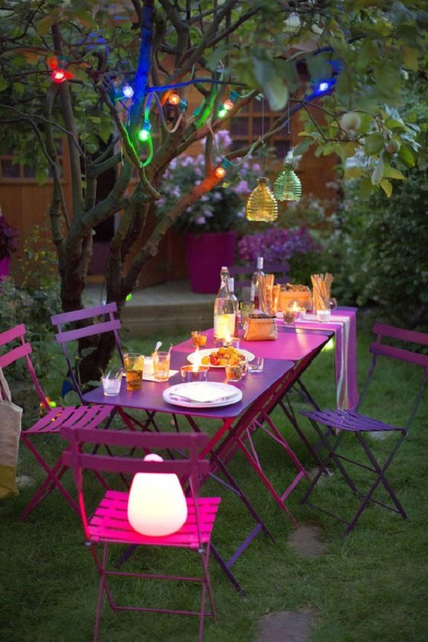Festa ao ar livre: decorando a mesa, boas ideias