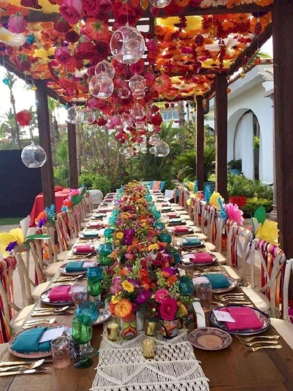 Festa ao ar livre: decorando a mesa, boas ideias