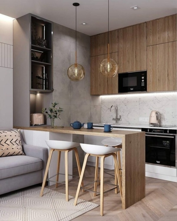 Casa Bonita: 15 Ideias de Cozinhas Pequenas Para Studio