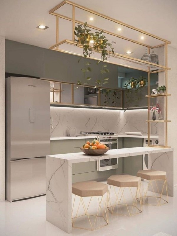 Casa Bonita: 15 Ideias de Cozinhas Pequenas Para Studio