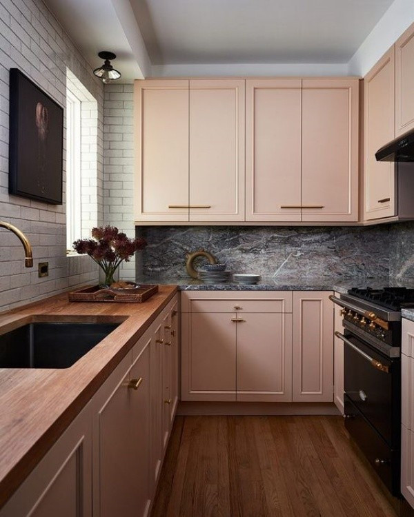 Casa Bonita: Lindas ideias de cozinha e banheiro rosé