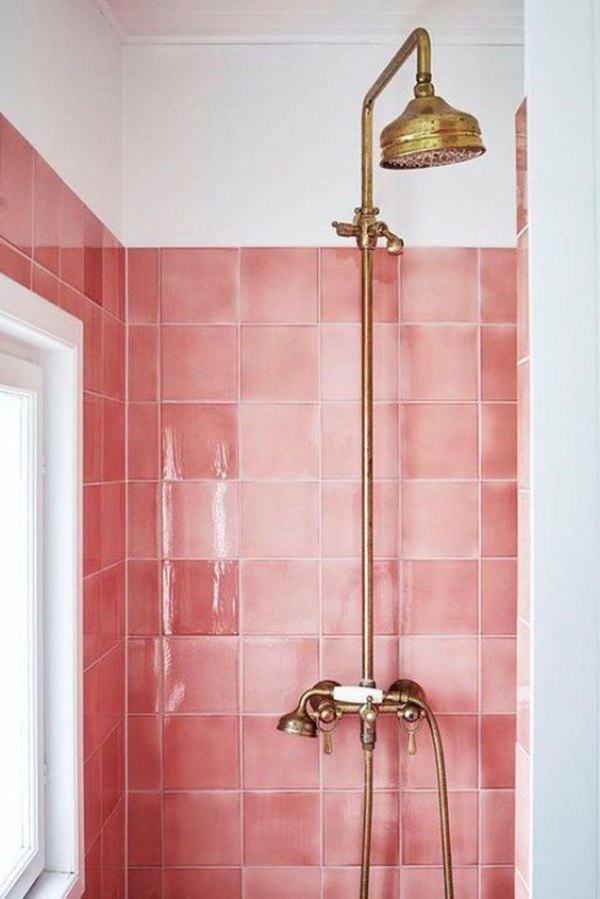 Casa Bonita: Lindas ideias de cozinha e banheiro rosé