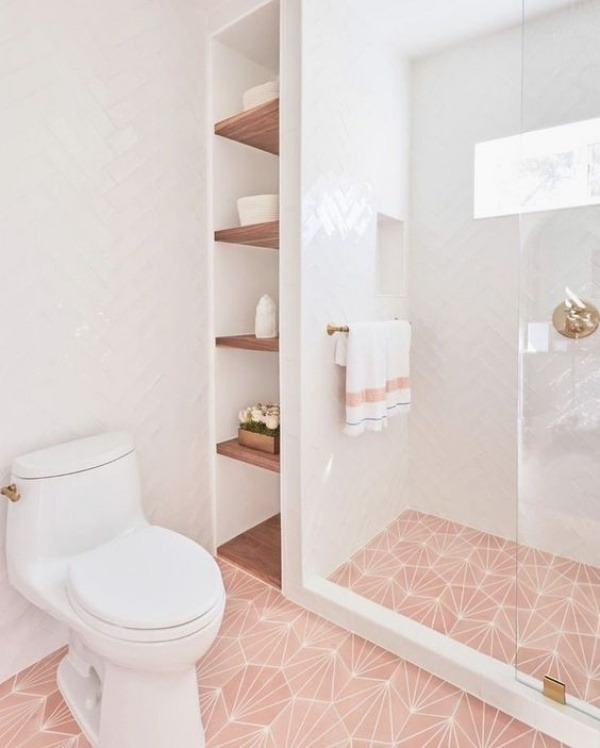 Casa Bonita: Lindas ideias de cozinha e banheiro rosé
