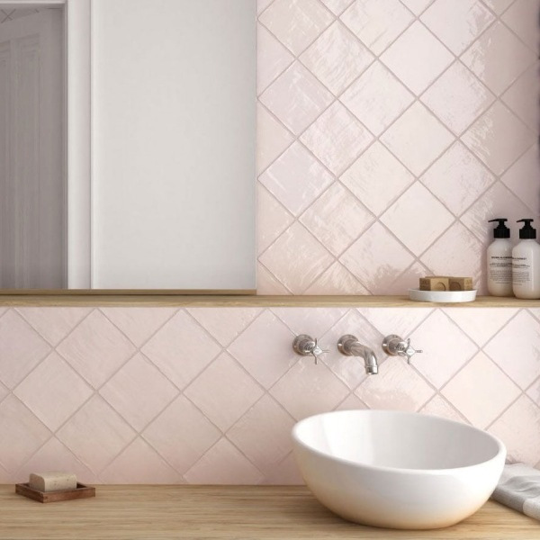 Casa Bonita: Lindas ideias de cozinha e banheiro rosé