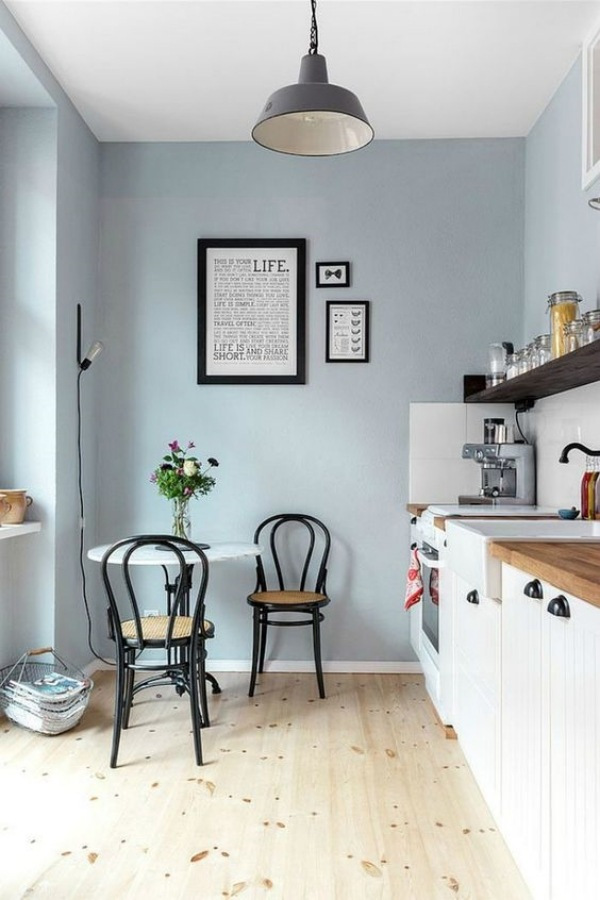 Casa Bonita: Ideias de decoração azul ou cinza na cozinha