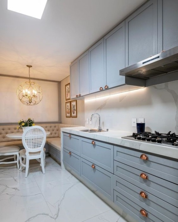 09-Casa Bonita: Ideias de decoração azul ou cinza na cozinha