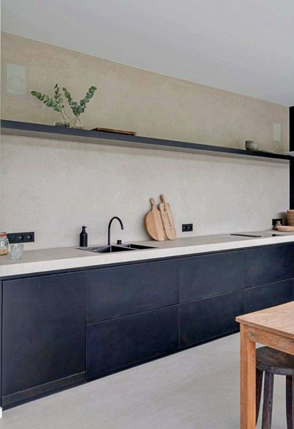 Casa Bonita: Ideias de decoração azul ou cinza na cozinha