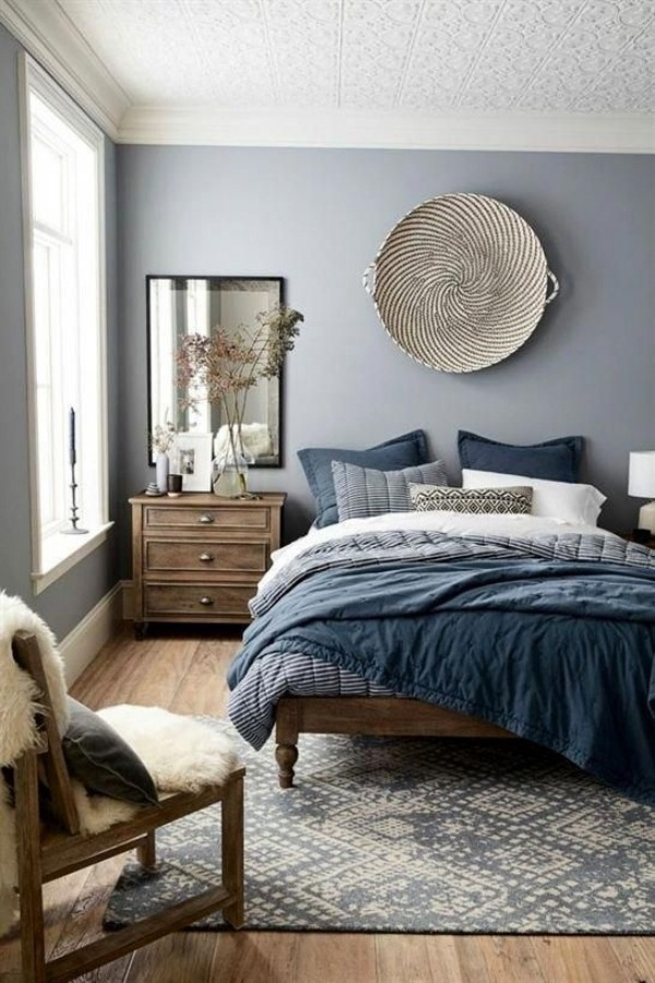 Casa Bonita: 16 Ideias de decoração azul ou cinza para o quarto
