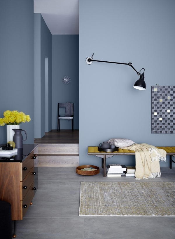 Casa Bonita: A moderna decoração azul ou cinza para sala