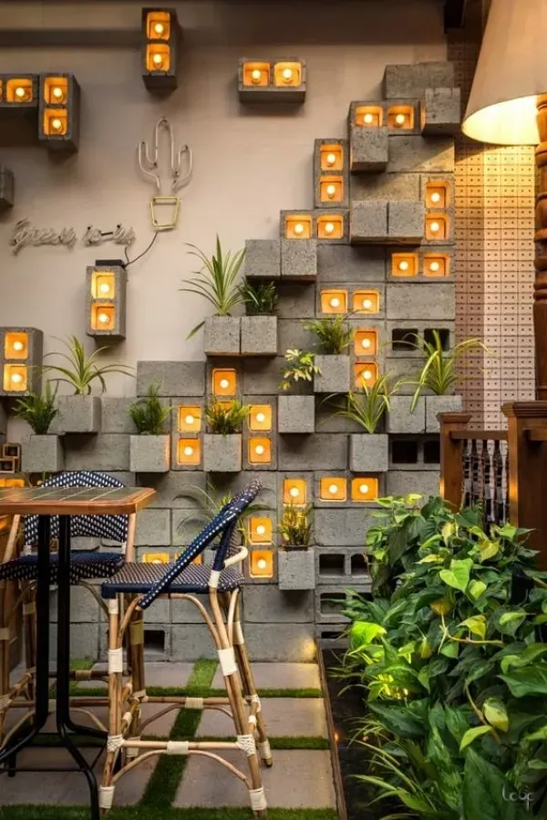 Casa Bonita: Ideias fáceis e baratas com blocos de concreto