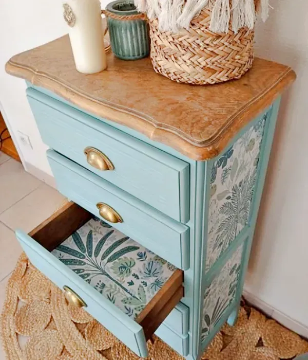 22 Ideias de móveis renovados usando decoupage