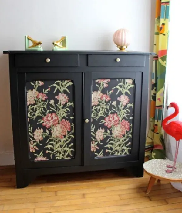 22 Ideias de móveis renovados usando decoupage