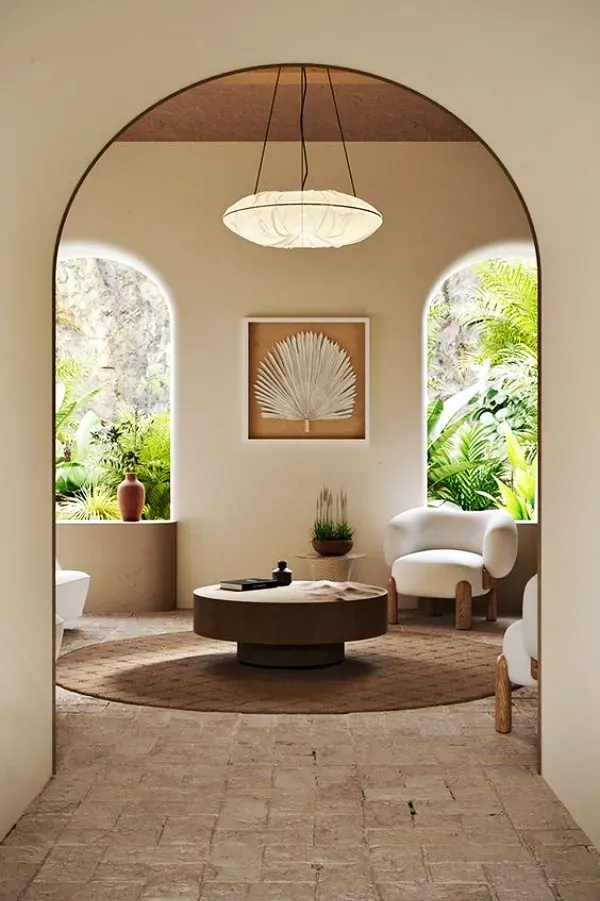 Casa Bonita: A beleza e harmonia do arco nos ambientes