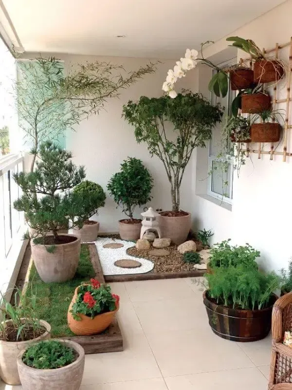 Casa Bonita: Decoração na varanda para relaxar
