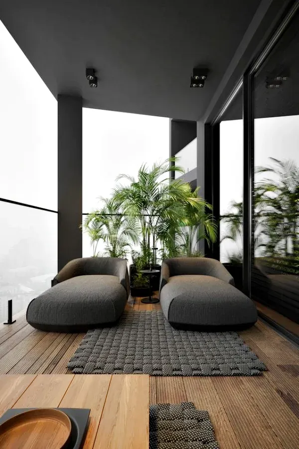 Casa Bonita: Decoração na varanda para relaxar
