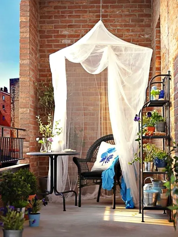 Casa Bonita: Decoração na varanda para relaxar