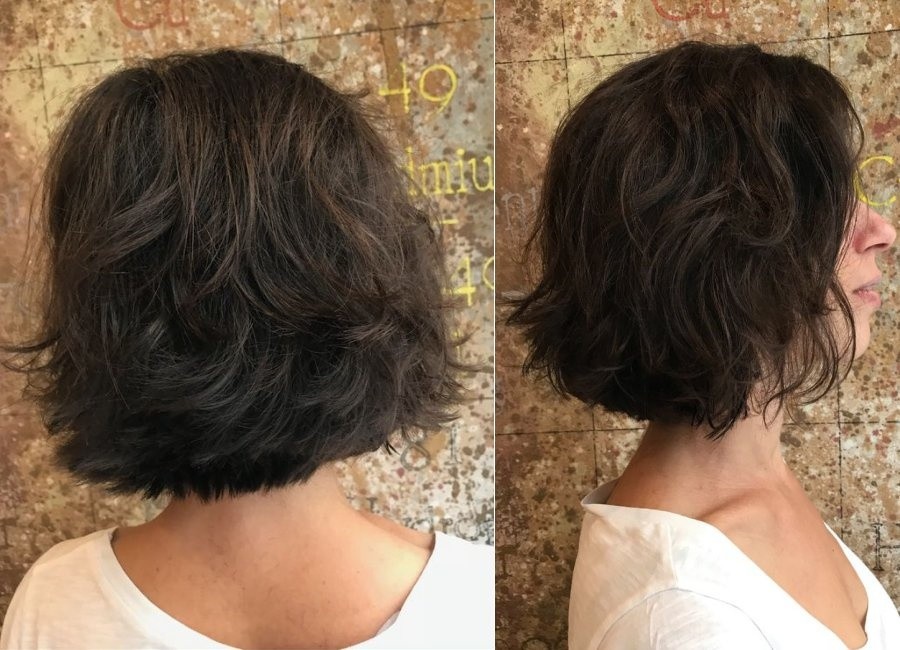 Bem na foto: Corte de cabelo médio repicado