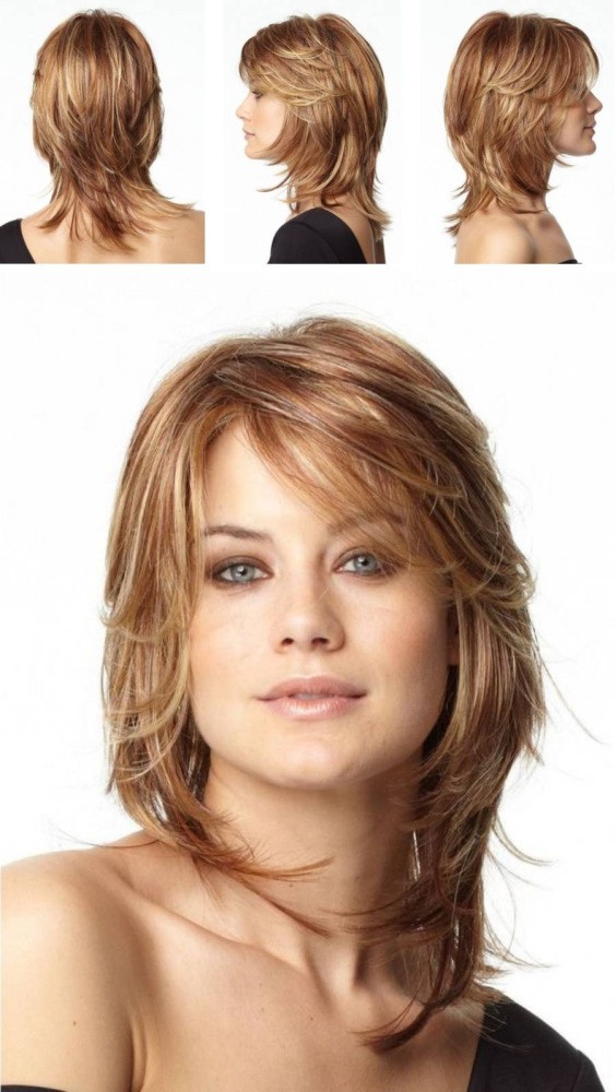 Bem na foto: Corte de cabelo médio repicado