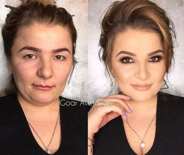 Maquiagem na terceira idade - Antes e Depois