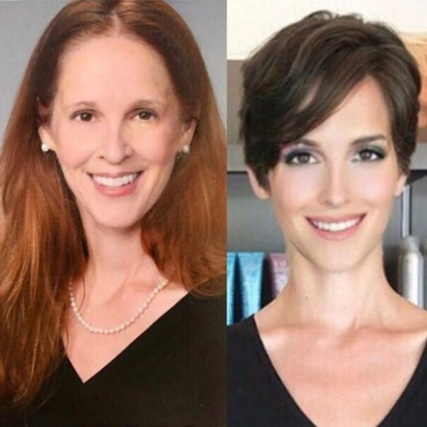 Bem na foto: 17 cortes de cabelos antes e depois