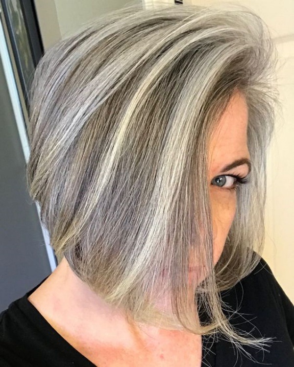 Corte para cabelos grisalhos ou brancos curtos ⋆ De Frente Para O Mar