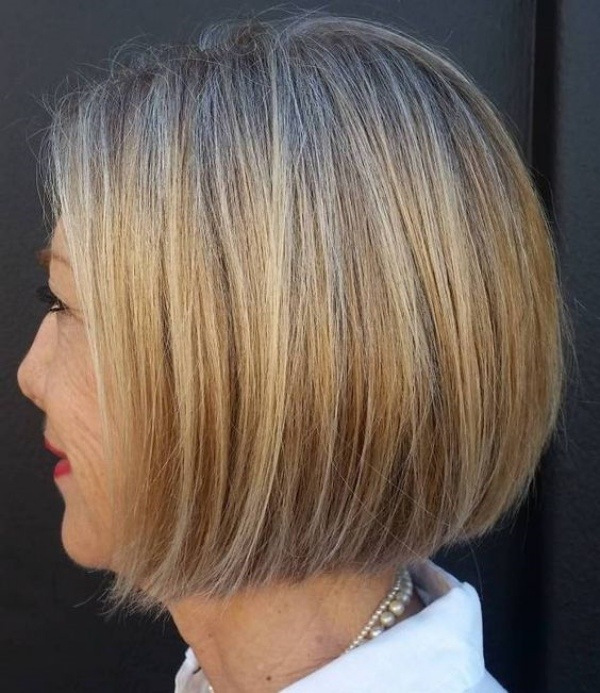 Ideias de cortes de cabelo reto blunt cut