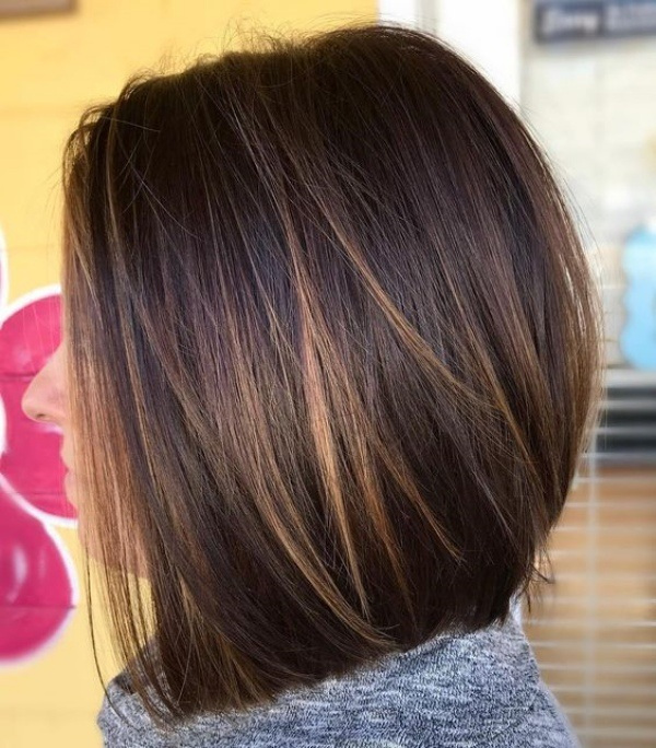 Ideias de cortes de cabelo reto long bob