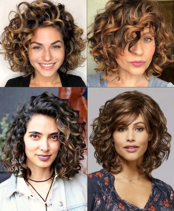 40 ideias para mudar a cor dos cabelos castanhos cacheados