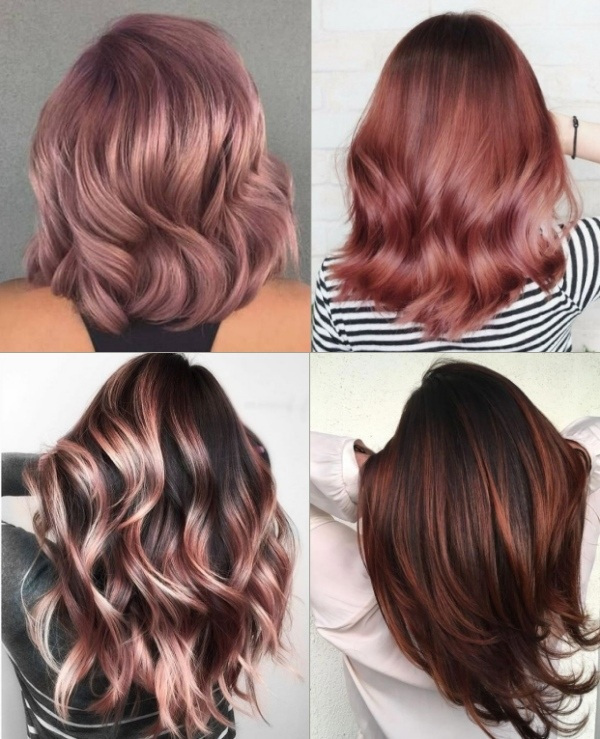 37 tons de cor de cabelo ruivo, laranja ou rosé, lisos