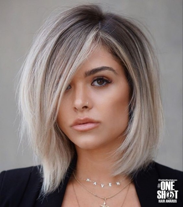 Bem na foto: +15 Ideias de corte médio para cabelos lisos