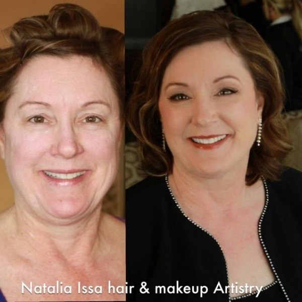 Fique linda: Maquiagem para senhoras antes e depois