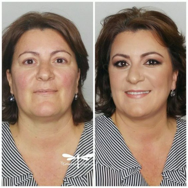 Fique linda: Maquiagem para senhoras antes e depois