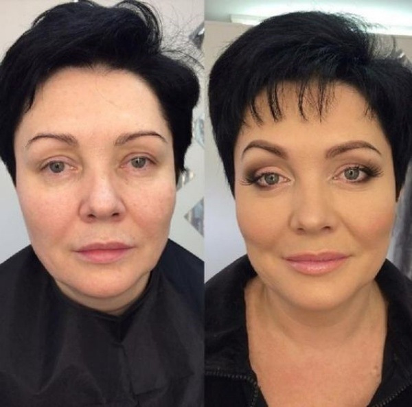 Fique linda: Maquiagem para senhoras antes e depois