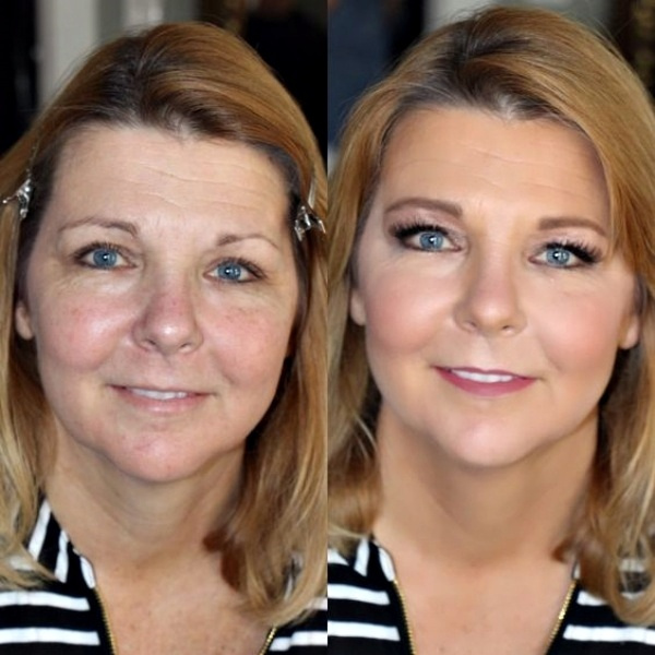Fique linda: Maquiagem para senhoras antes e depois