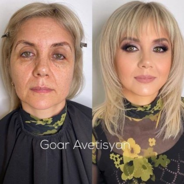Fique linda: Maquiagem para senhoras antes e depois